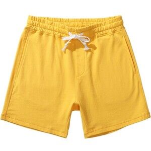 Men's Athletic Workout Shorts 5.5" Cotton Shorts Elastic Waist (561)